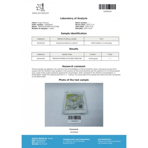 accutane lab test result - verified on 2024-12-05