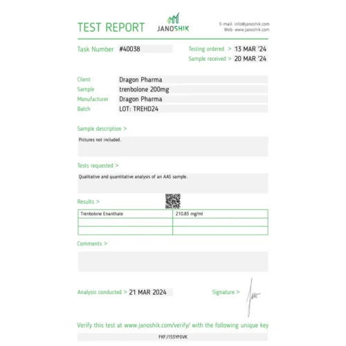 trenbolone 200 lab test result - verified on 2024-03-21